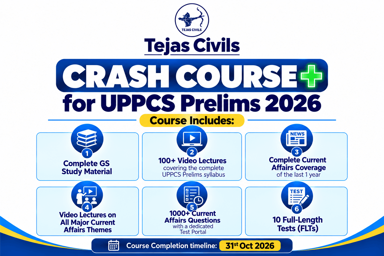 Crash Course '+' for UPPCS Prelims 2026